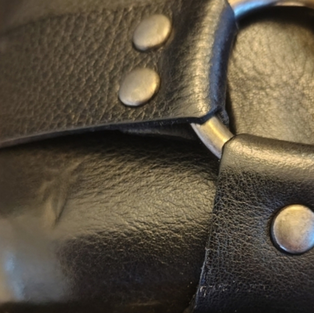 Frye Women’s Veronica Flex Harness Boots – Black Leather – Size 8.5 - Picture 12 of 15